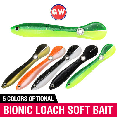 10ซม./6G Bionic Loach พลาสติกอ่อน Lure 3D ตาจำลอง Loach ช้า Sinking Bionic 5สีเหยื่อตกปลาน้ำเค็มน้ำจืดว่ายน้ำ Lure