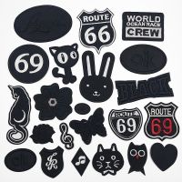 【YF】✴✕✉  Embroidery Patches Applique Iron on Clothing Hat Stickers Fashion  Slogan