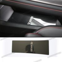 carbon fiber car central console storage plate cushion panel trims for Changan Cs55 Plus 2022 2023 2024 2nd Interior Accessories