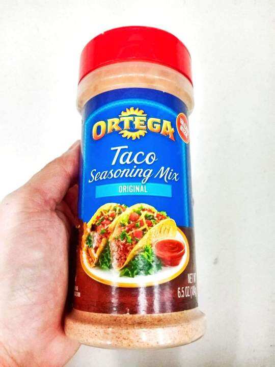 184g Ortega Taco Seasoning Mix Original Lazada PH