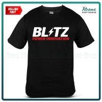 ราคาต่ำสุด!! เสื้อยืดผ้าฝ้าย แขนสั้น พิมพ์ลาย Blitz Racing Motor Perforce Tuning Electronics Meter Timer สําหรับผู้  F19P