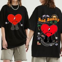Singer Bad Bunny Un Verano Sin Ti Tshirt Music Album Double Sided Graphics Print T Shirt Hop T Gildan