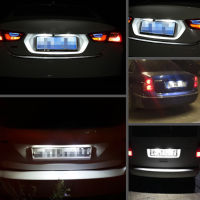 (จุดสินค้า) 2ชิ้น Canbus LED จำนวนป้ายทะเบียนแสงข้อผิดพลาดฟรีหลอดไฟสำหรับ BMW E83 X3 2003-2010 E53 X5 1999-2006โคมไฟอัตโนมัติ6500K สีขาว12VSuggest สั่งซื้อ