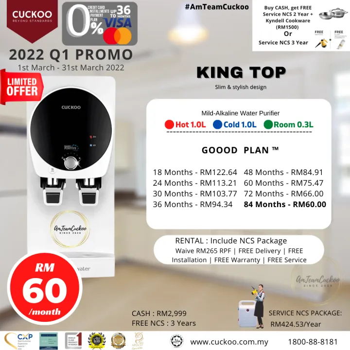 Cuckoo King Top Lazada