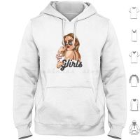 Busy Thinking About Girls Hoodie cotton Long Sleeve Busy Thinking About Girls Art Sapphic Art Vintage Art Comic Art Funny Busy