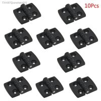 ✲ 10 Pieces Plastic Folding Hinge Light Duty Furniture Hinge Easy to Install