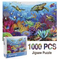 1000 Pieces Jigsaw Puzzles Underwater World Jigsaw Toys Children/Adult Puzzle Educational Toys Gift Bedroom Decoration Stickers