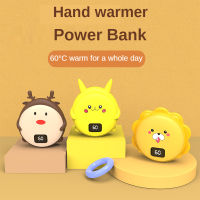 Hand Warmer USB Rechargeable Electric Hand Warmer Heater Mini Pocket Warmer 2 in 1 Cartoon For Smart Home 10000mah