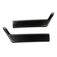 Front Inner Side Door Handle Cover Trim Frame for 2021 2022 2023 Accessories (ABS Carbon Fiber)