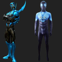 Cross-border 2023 Halloween Comic Book Hero Blue Beetle Cosplay Costume Halloween Stage Play Cosplay Costume|ข้ามพรมแดน 2023 ฮาโลวีนหนังสือการ์ตูนฮีโร่ด้วงสีน้ําเงินคอสเพลย์เครื่องแต่งกายฮาโลวีนเวทีเล่นคอสเพลย์เครื่องแต่งกาย