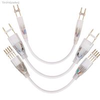 ◄■ 2pin/4pin 6mm/12mm/15mm Led Straight Connector RGB Corner middle Connector with Double plug 25cm Extension Cable Good Quality