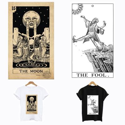 【YF】☜  The Fool And Stripes Thermo Stickers Iron Transfers Clothing Thermoadhesive Fusible T-shirts