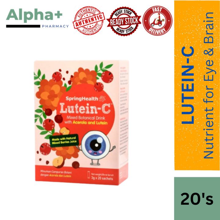 SpringHealth LuteinC 20's / Mixed botanical drink with Acerola