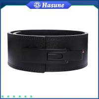 Hasune PU Leather เข็มขัดยกน้ำหนักสำหรับผู้ชายกว้างสำหรับการฝึกอบรม Deadlift