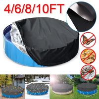 Above Ground Safety Swimming Pool Covers Sun Protection Round Ground Pool Cover Waterproof Dustproof Protector Garden Rain Cloth