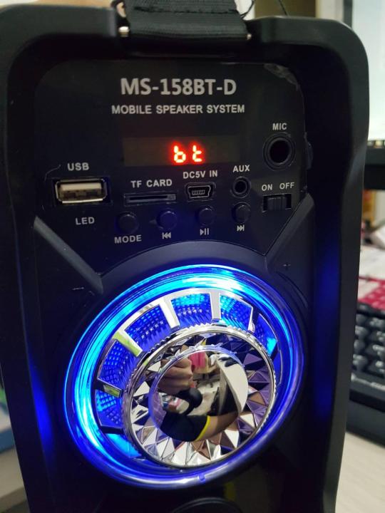 ลำโพงบลูทูธ-bluetooth-speaker-รุ่น-ms-158bt-กำลังขับ-10watt-rms-พร้อมรีโมท