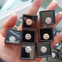 [แบรนด์ใหม่สหภาพยุโรปคุณภาพ] ขนาดเต็ม Moissanite หลวมหิน D สี3EX ตัด0.7มิลลิเมตร-14มิลลิเมตรได้รับการรับรอง Moissanite เพชรหินกับ GRA