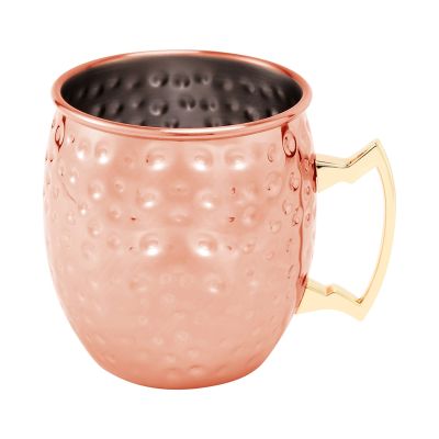 Ounces Hammered Copper Plated Mug Beer Cup Coffee Cup Mug Copper Plated Cocktail Cup For Stainless Steel Coffee Cup