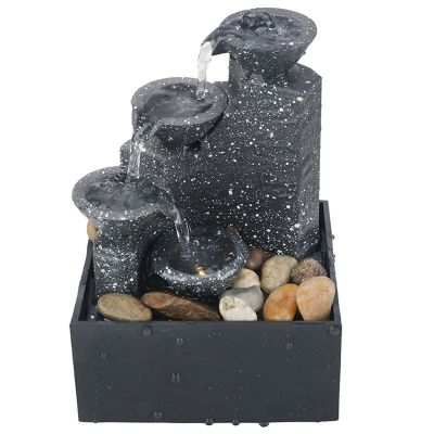 Home Office Desktop Small Fountain Lucky Flowing Water Ornaments Landscape Decoration Craft Gifts