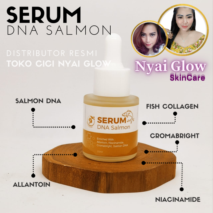 Serum DNA Salmon Nyai Glow SkinCare / Produk Ori / DNA Salmon Asli ...