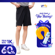 Quần short nam thể thao in sườn Yody