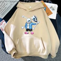 Undertable Sans Hoodies Tengkorak Kerangka Cinta Huruf Cetak Kaus Permainan Grafis Kawaii Kartun Pria Pullover Pakaian Harajuku Size Xxs-4Xl