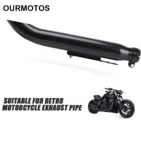 OURMOTOS ท่อไอเสียรถจักรยานยนต์แบบสากลท่อไอเสีย Turbo Escape สำหรับ XL883 XL1200 Sportster CG125 GN125