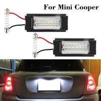 2ชิ้นสีขาว C An BUS อัตโนมัติ LED จำนวนป้ายทะเบียนแสงสำหรับ BMW Mini Cooper R56 2006-2012รถสัญญาณประกอบเปลี่ยนโคมไฟ