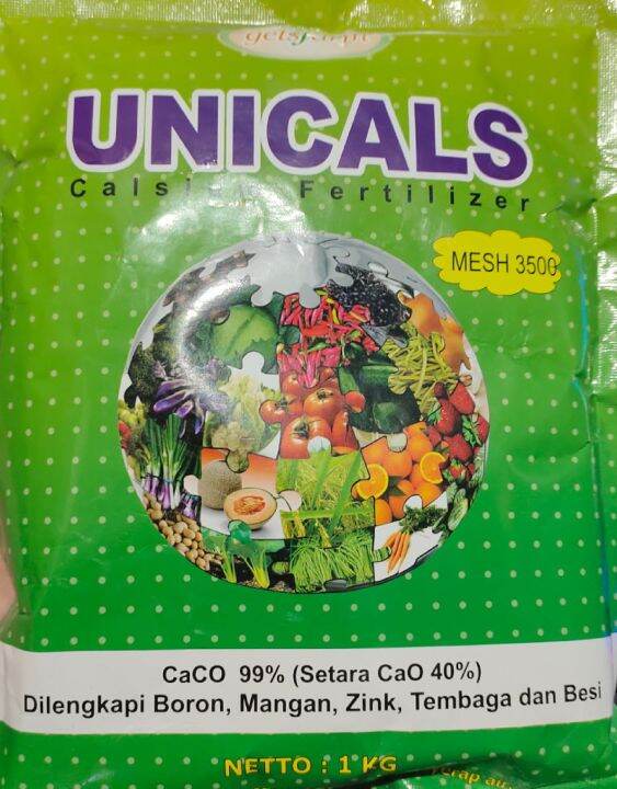 Pupuk Unicals Kg Calsium Fertilizer Mesh Unicals Putih Kg Calsium Fertilizer Biocals