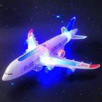 【CC】 Electric Airplane Flashing Lights Sounds Kids Aircraft Hot Sales Airliner Music