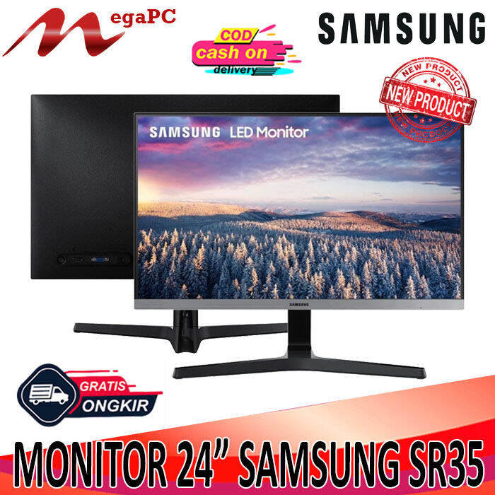 Monitor 24" Inch Samsung S24R350FZE FHD LED IPS 75HZ Bezelless Design ...