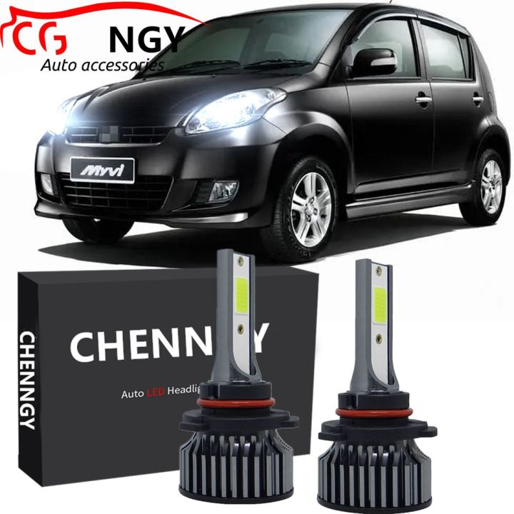 ชุดหลอดไฟหน้าฮาโลเจน-led-6000k-แบบเปลี่ยน-สําหรับ-perodua-myvi-1st-gen-2005-2011-2006-2007-2008-รับประกัน-10-เดือน