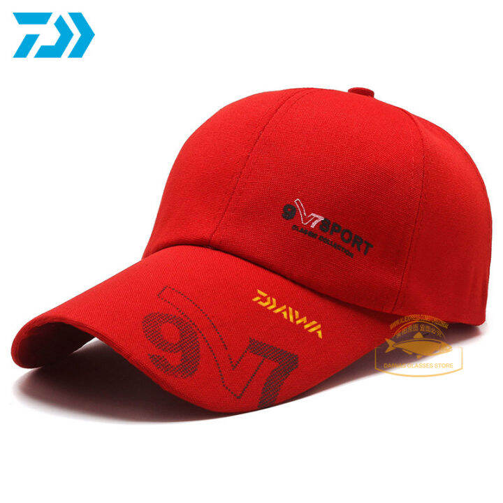 hot-daiwa-summer-mens-fishing-cap-baseball-cap-long-duck-tongue-cap-sunscreen-hat-outdoor-long-brim-fishing-cap-solid-color-sun-hat