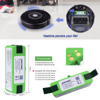 แบตเตอรี่ Li-on 14.4v 5200mAh battery สำหรับ iRobot Roomba 500 600 700 800 NASTIMA 14.8v5200mAh แบตเตอรี่ลิเธียมแบบชาร์จไฟได้สำหรับ iRobot Roomba 500 600 700 800 Series 560 620 650 700 770 780 880