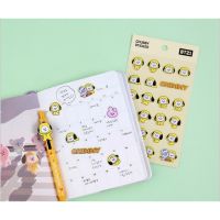 BTS BT21 Cartoon Stickers Decoration 3D Three-dimensional Transparent Waterproof