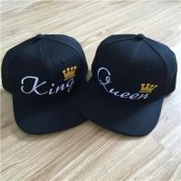 ♈ KING QUEEN Embroidered Mens and Womens Couples Baseball Cap Gifts