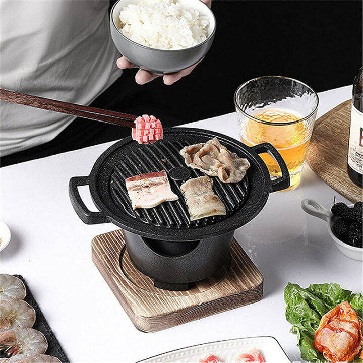 mini-bbq-grill-japanese-stove-one-person-home-eless-barbecue-grill-outdoor-bbq-oven-plate-roasting-cooker-meat-tools