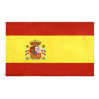 ธงสเปนสเปน ESP ES Espana ขนาด90X150ซม.