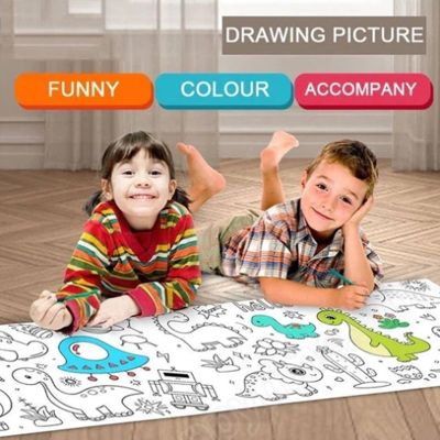 Childrens Drawing Roll Oversize Drawing Picture Paternity Activity Coloring Paper Roll for Kid Toddler Wall Coloring Sticker 3M
