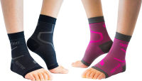 Thirty48 Plantar Fasciitis Compression Socks(1 or 2 Pairs), 20-30 mmHg Foot Compression Sleeves for Ankle/Heel Support, Increase Blood Circulation, Relieve Arch Pain, Reduce Foot Swelling Black &amp; Pink (2 Pairs) Medium