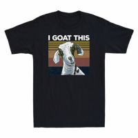 I Goat This Animal Graphic Vintage Mens O-Neck Cotton T Shirt Men Casual Short Sleeve Loose Tshirt Dropshipping