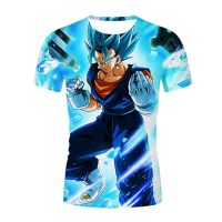 2021 The New Goku T-shirt Mens 3D shirt t-shirts Anime t-shirt Harajuku Cartoon T shirt O-neck T-shirts hip-hop tops Streetwear