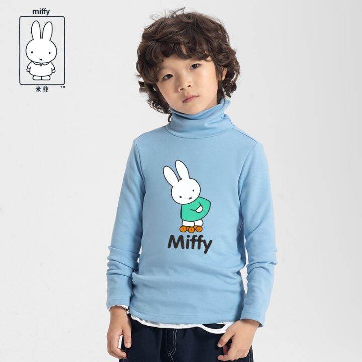 cod-miffy-miffy-autumn-new-girls-casual-bottoming-baby-korean-version-of-the-high-necked-tide-source-factory