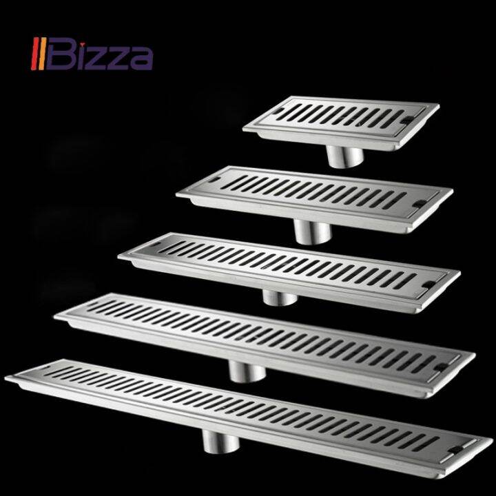 Shower Drain 304 SUS Stainless Steel Large Flow Floor Drain Long Linear ...