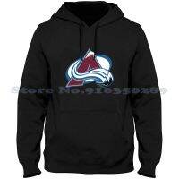 [Qinqin clothing]Colorado Denver Merch เสื้อแขนยาวมีฮู้ดเสื้อสเวตเตอร์ National Hockey League Avalanche Sport