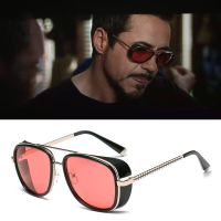 Iron Man 3 Matsuda TONY stark square Sunglasses Men Women ladies Vintage Night vision Sun glasses gothic Oculos de sol Masculino