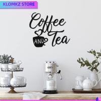 KLOMKZ 2 pcs สีดำสีดำ แขวนผนังตกแต่งกาแฟ กาแฟและกาแฟ แผ่นรองรีด ของตกแต่งห้องงานฝีมือจากเหล็ก สวยงามสวยงาม ของตกแต่งผนังห้องเหล็ก ห้องในห้อง