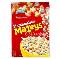 (Sale! กล่องมีชำรุด) Marshmallow whole grain oat cereal ซีเรียลโฮลเกรนผสมมาร์ชแมลโรว นำเข้าจากอังกฤษ