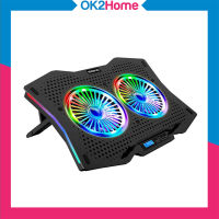 Signo E-sport CP-510 Spectro RGB Gaming Coolingpad พัดลมสำหรับโน๊ตบุ๊ค