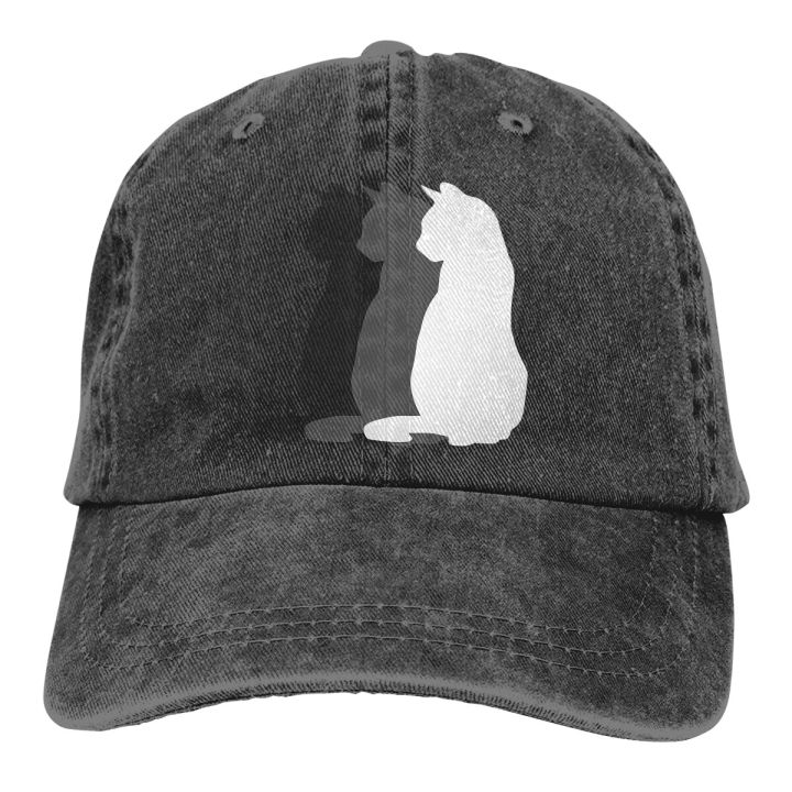 three-cats-black-white-grey-kitten-kitty-pet-gift-baseball-cap-cowboy-hat-peaked-cap-cowboy-bebop-hats-men-and-women-hats